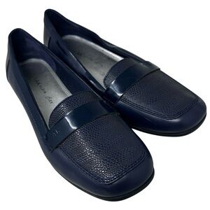 Anne Klein Flex Navy Blue Loafer Flats Womens Shoes 10